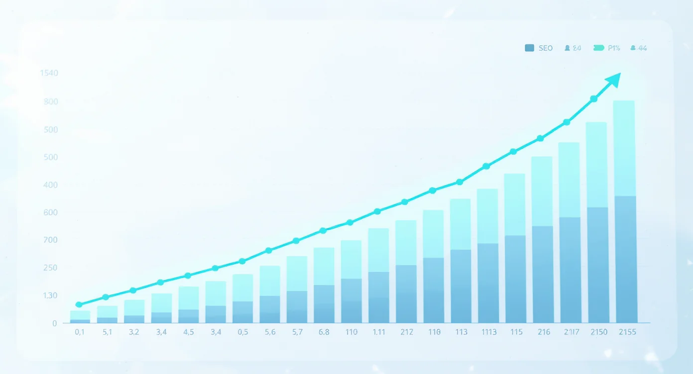 SEO ranking improvement chart