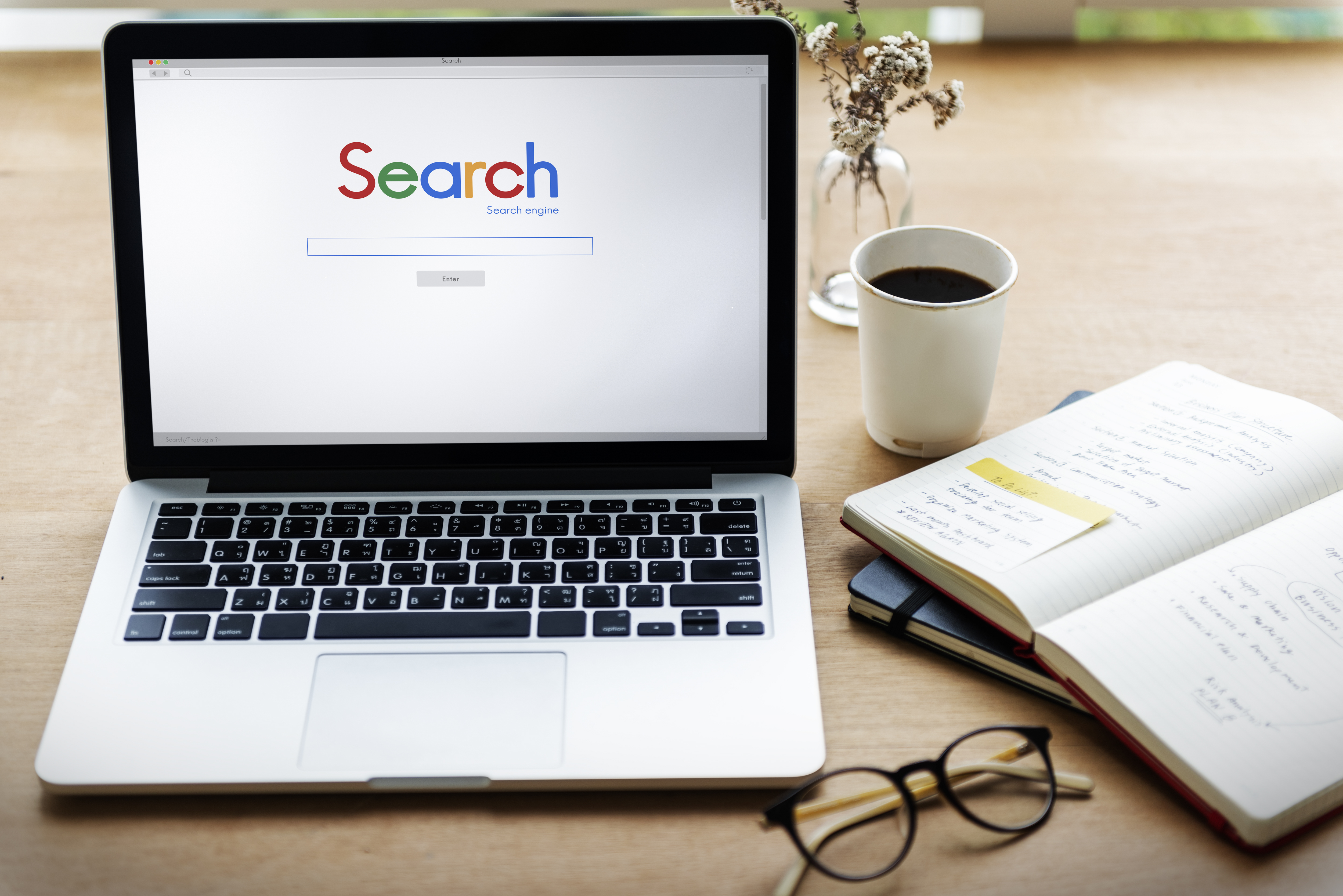 Google search interface